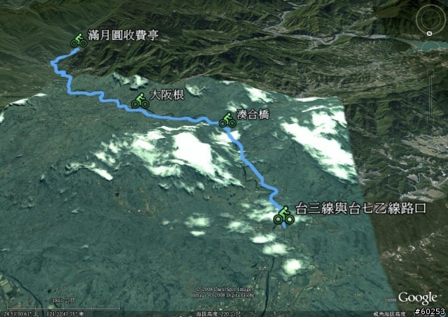台北縣 三峽大埔→插角→大阪根→有木→滿月圓(大豹溪沿岸)
