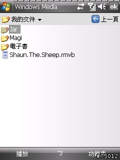 加Q8 Real.cab這個讀RM的程式可以在wm5/6執行...