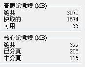 F80S VISTA 64bit 抓到4G只能使用3G