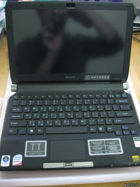 [簡易開箱文] SONY VAIO TT 台灣版 VGN-TT15TN/B (11/28 新增簡易效能測試)