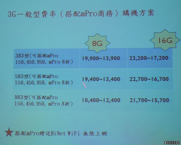 [快訊]iPhone 3G今(28)日公佈搭中華電信資費方案 8GB售價0元起