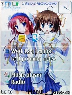 [S40 240*320] Da Capo 戀愛學園主題 (not D. C. II)
