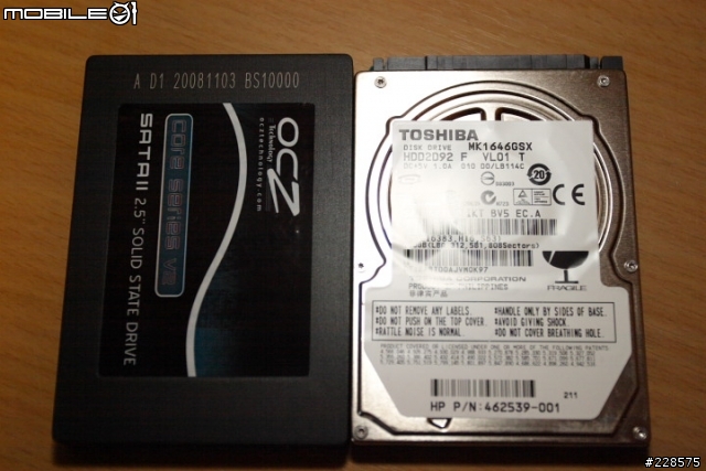 分享 HP Mini 2133 改裝 OCZ SSD