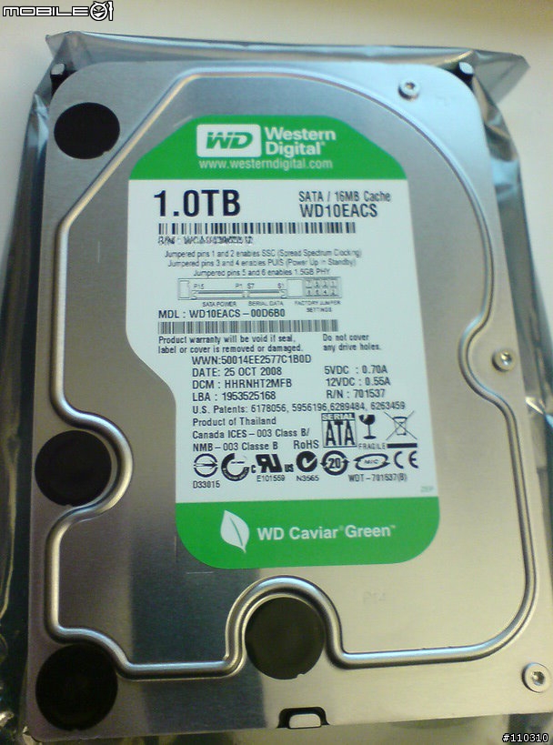 [開箱] Macally G-S350SU 3.5" USB/eSATA硬碟外接盒 with WD10EACS