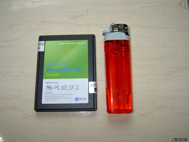 第二代Mtron MOBI-3000 32G ZIF SLC SSD   改裝T70H(P7010)