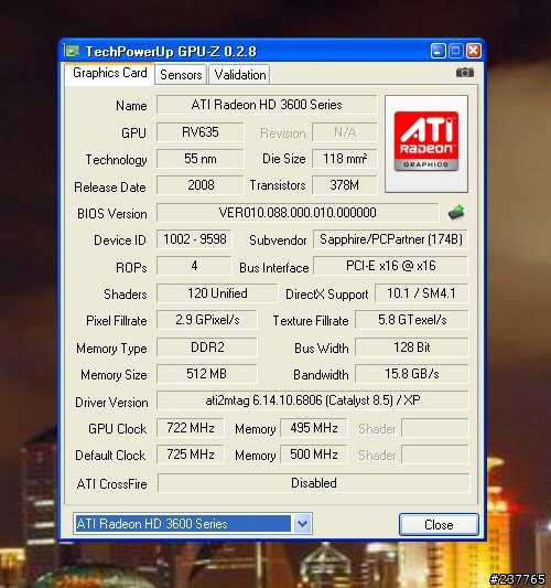 [開箱] Sapphire藍寶石 HD3650 *Low Profile 版*(多圖)