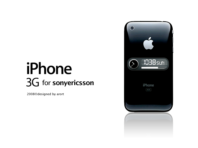已停止分享{FLASH}-我也要iPhone 3G-時計