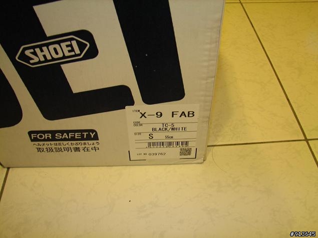SHOEI X-9 FAB 簡單開箱文