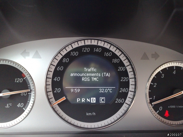 w204行車電腦出現奇怪訊息
