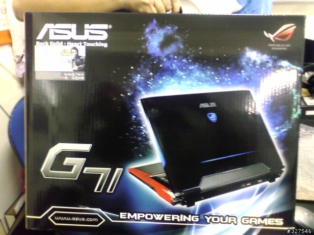 ASUS G71 頂級筆電 開箱文--11/27新增測試圖