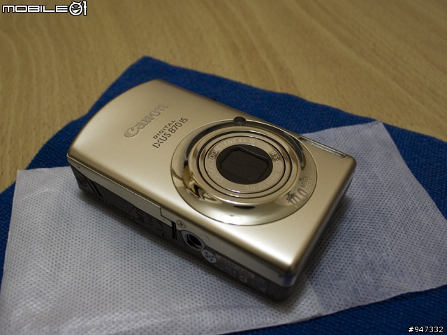 [開箱]金光閃閃的 Canon IXUS 870 IS ～～