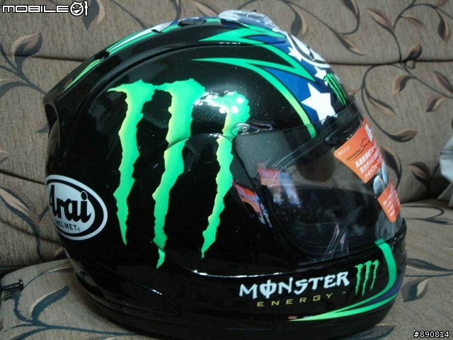 Arai RX-7 RR5 HOPKINS開箱(無法在人身部品發文.若不妥我自刪)