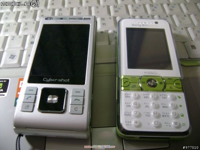 {經典白綠配} Sony ericsson k660i開箱文