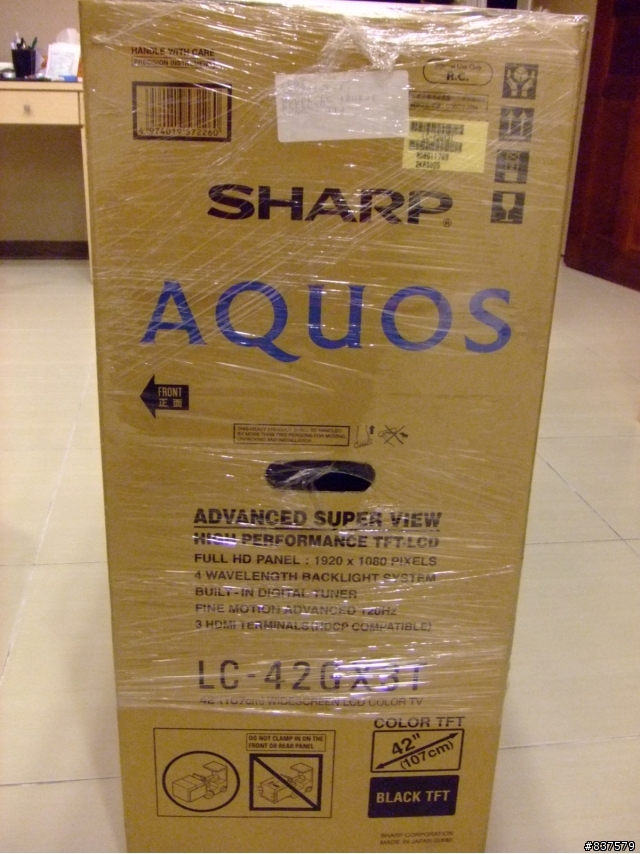 [開箱文] --簡單介紹我的新電視--SHARP LC-42GX3T