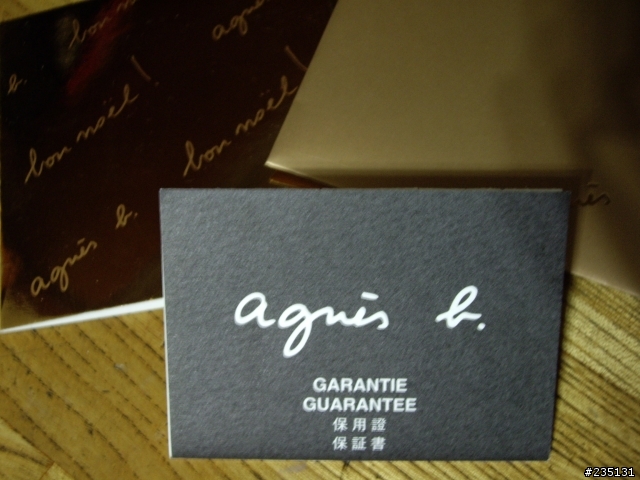 [分享]我的耶誕暨生日禮物-agnès b.三眼黑色腕錶