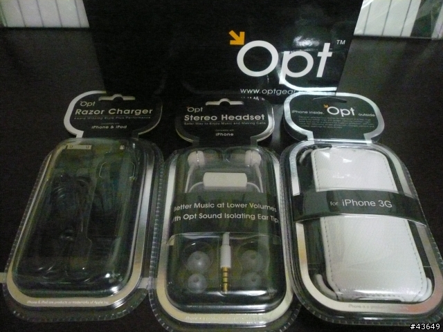 Opt iPhone 3G配件超值組