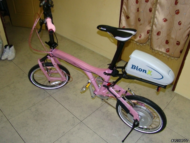 全台第一 ; 電動 Pink Birdy BionX