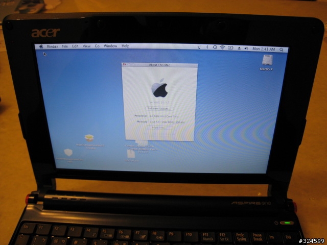 Acer Aspire one + OS X 10.5.5