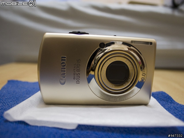 [開箱]金光閃閃的 Canon IXUS 870 IS ～～