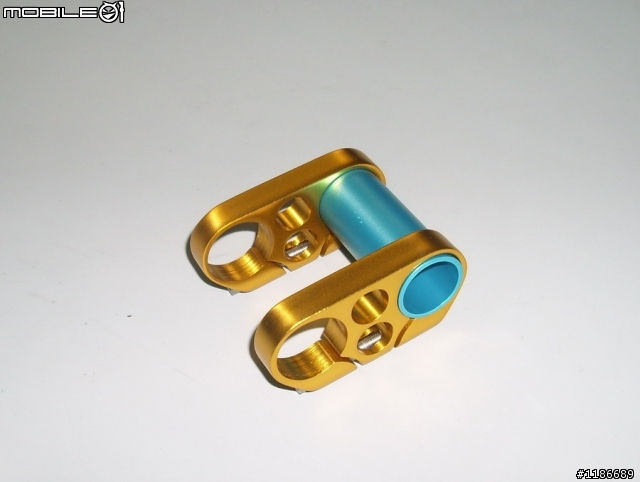 秀下俺的98克超轻双把立,7075T6的材料哟!