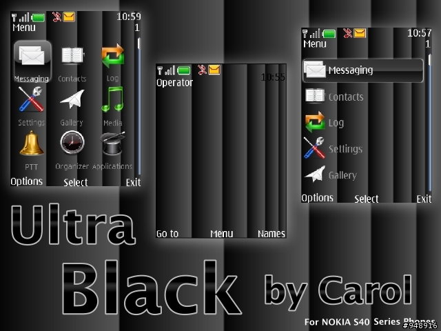 [S40]Ultra Black theme (bug已修正)