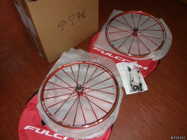 12.19日~~再來一發.[分享敗家輪組]Fulcrum Racing Zero{大紅色}