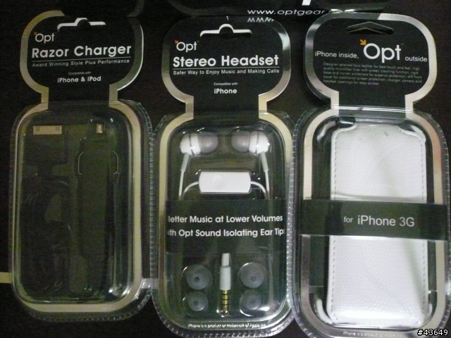 Opt iPhone 3G配件超值組
