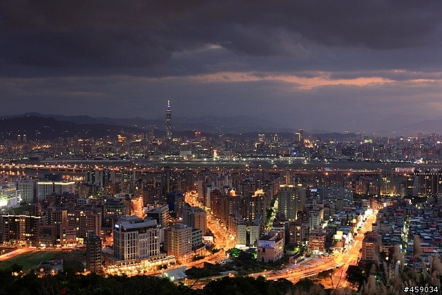 台北的夜空