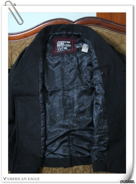 【分享】 AE Wool Peacoat(08年秋冬新款雙排釦羊毛短大衣)