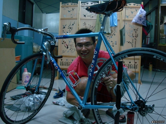 【分享】第一部鋼管公路車─DE ROSA SLX NEX....(組裝完成)