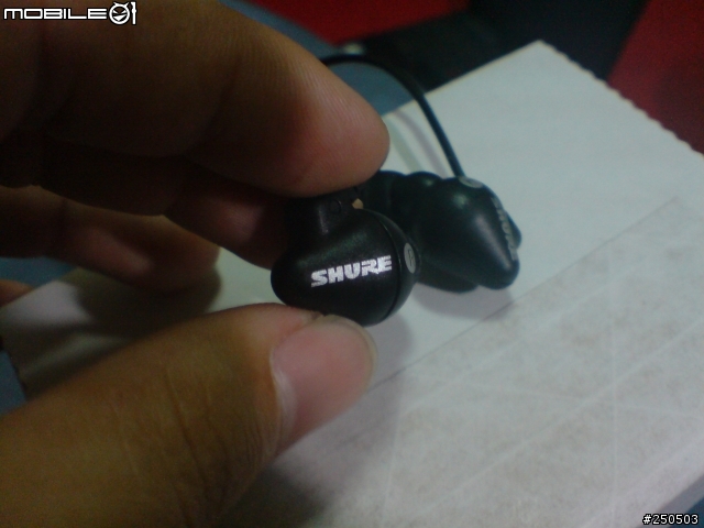 [簡易開箱]Shure I2C  給i-phone用的免持耳機