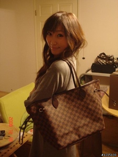 (開箱文) 聖誕禮物---Louis Vuitton 棋盤格 neverfull(中)
