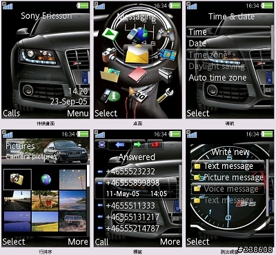 [K800i]新增007座駕Aston Martin DBS主題,AUDI S5主題!