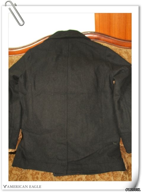 【分享】 AE Wool Peacoat(08年秋冬新款雙排釦羊毛短大衣)