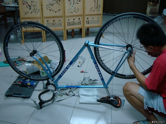 【分享】第一部鋼管公路車─DE ROSA SLX NEX....(組裝完成)