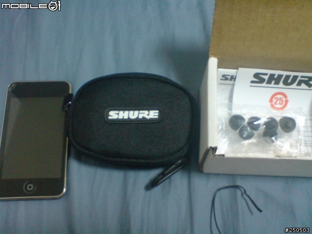 [簡易開箱]Shure I2C  給i-phone用的免持耳機