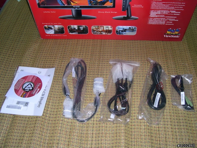 [開箱文]VIEWSONIC VX2433WM 24吋 FULL HD LCD 開箱!