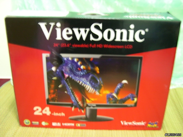 [開箱文]VIEWSONIC VX2433WM 24吋 FULL HD LCD 開箱!