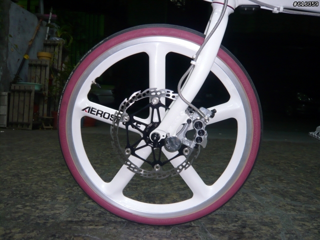 分享朋友的Dahon Mu-P8 六活塞碟煞改裝版~~