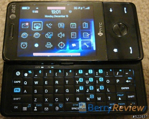 HTC Touch Pro 跑BlackBerry OS