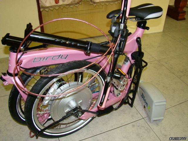 全台第一 ; 電動 Pink Birdy BionX