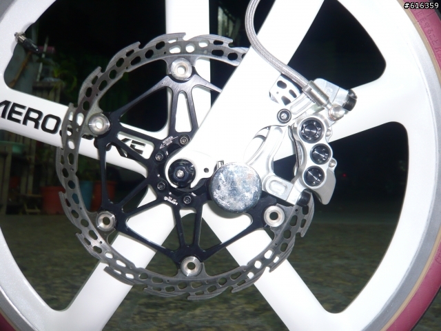 分享朋友的Dahon Mu-P8 六活塞碟煞改裝版~~