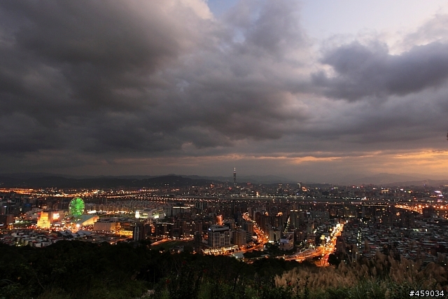 台北的夜空