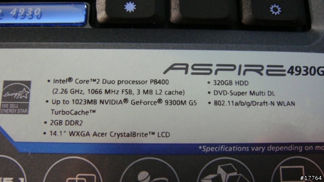 「二代杜比 要你好聽」Acer Aspire 4930G