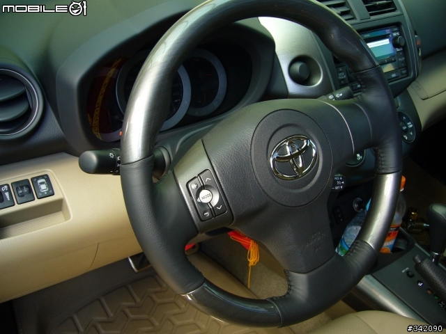 RAV4皮木方向盤