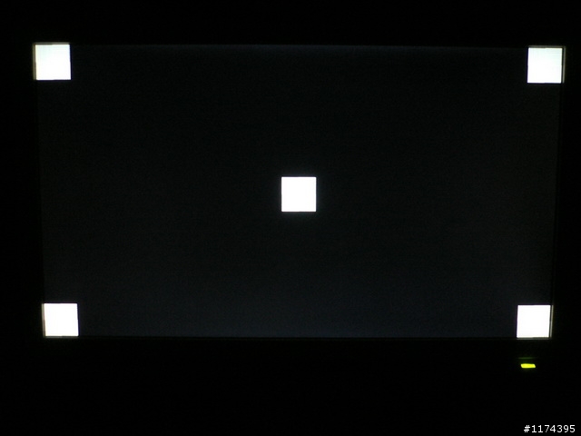幫我看BENQ  M2400HD 漏光問題這算嚴重嗎
