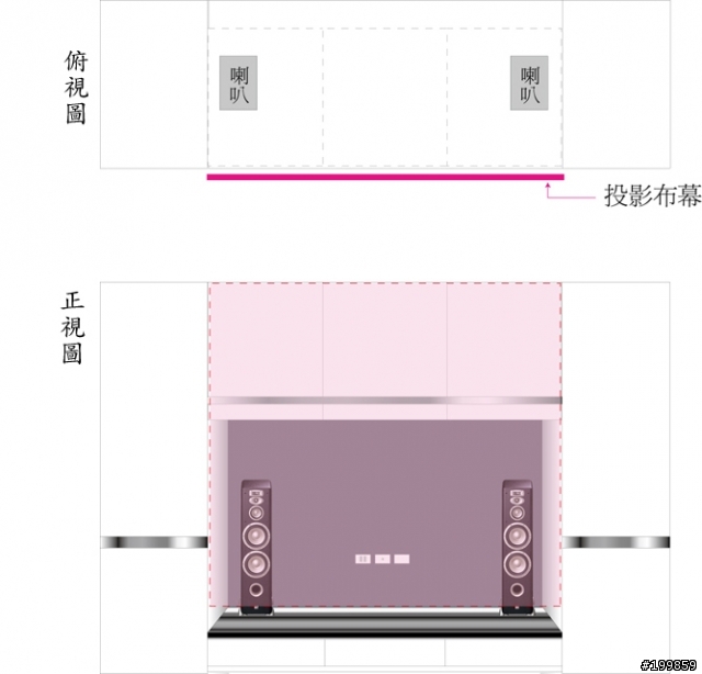 (請教)電視櫃要怎麼設計..如何規劃後方喇叭放置位置