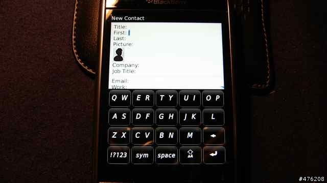 小水果的進化：BlackBerry storm開箱