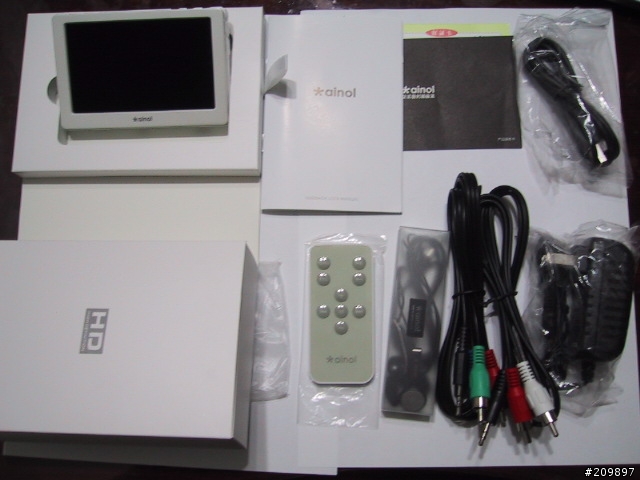 艾諾V6000HDA 720P RM 行動播放器簡易文