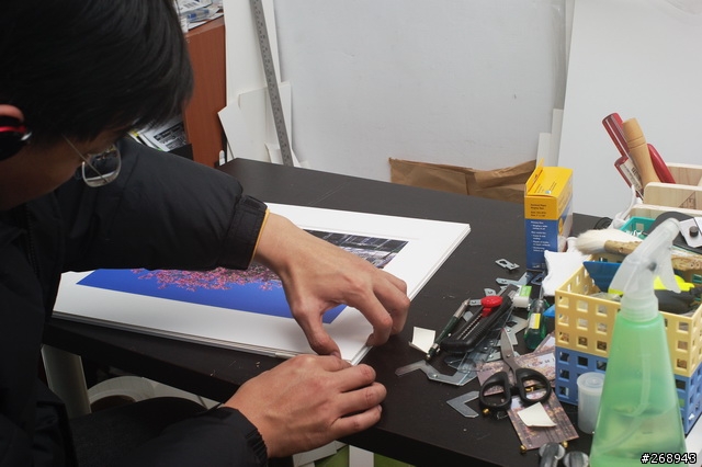 [090122] 輸出裱褙心得第四版 - 四之一: 無外框的展示方式
